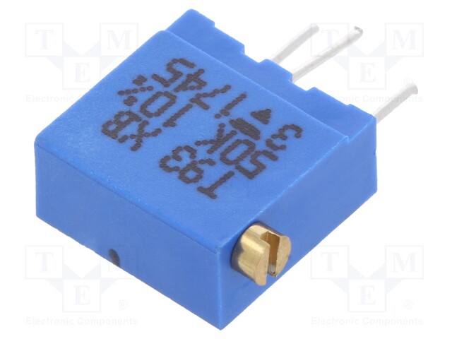 Potentiometer: mounting; multiturn; 50kΩ; 500mW; THT; ±10%; linear