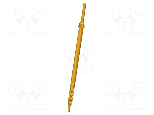 Test needle; Maksimum spring compression: 5mm; 3A; Contacts: CuBe