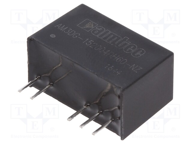Converter: DC/DC; 3W; Uin: 13.5÷16.5V; Uout: 20VDC; Uout2: -4VDC