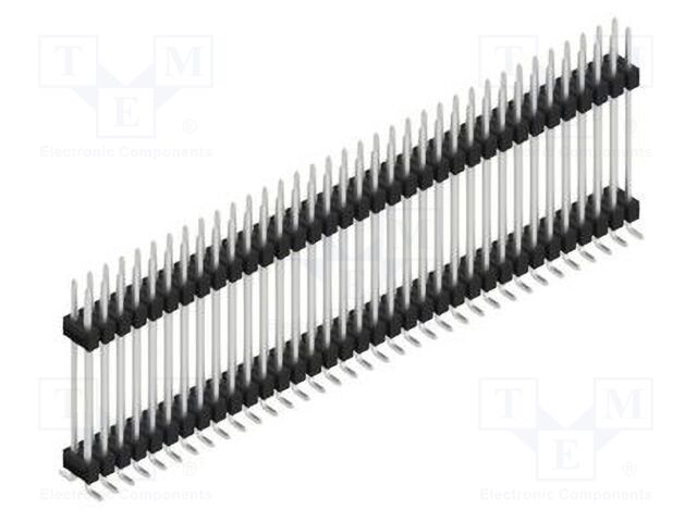 Connector: pin strips; pin header; male; PIN: 70; 2.54mm; SMT; 2x35