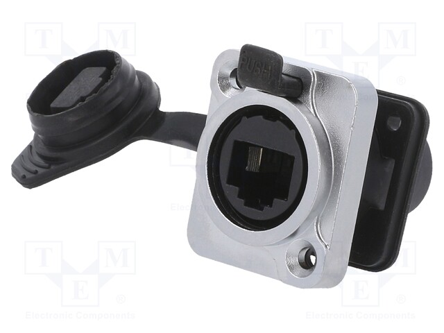 Coupler; Cat: 5e; shielded; Layout: 8p8c; RJ45 socket,both sides