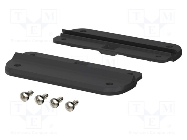 Set of wall holders; black; 2pcs.