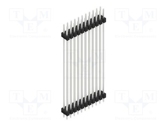 Connector: pin strips; pin header; male; PIN: 22; 2.54mm; THT; 2x11