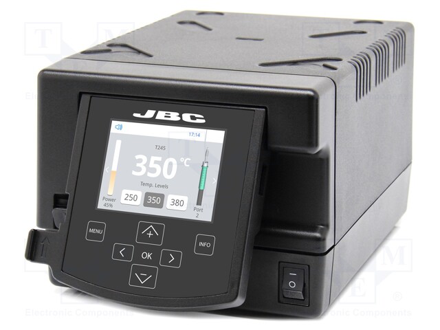 Control unit; digital; ESD; 150W; 90÷450°C; 230VAC; 3.5kg; Plug: EU