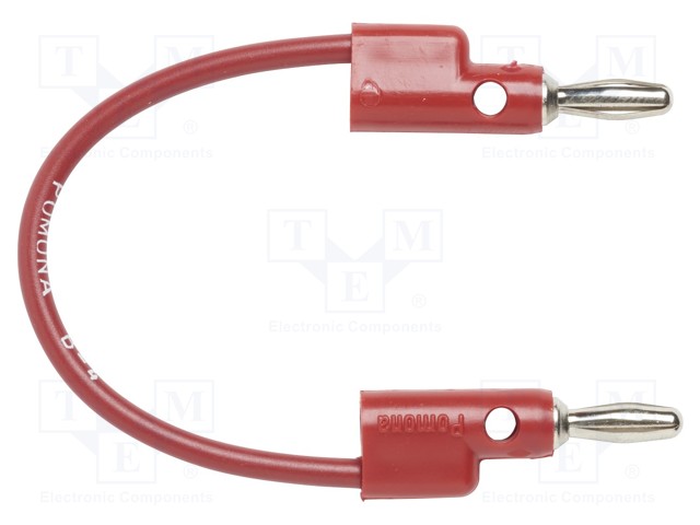 Test lead; 100mm; red; 15A; 5kVAC