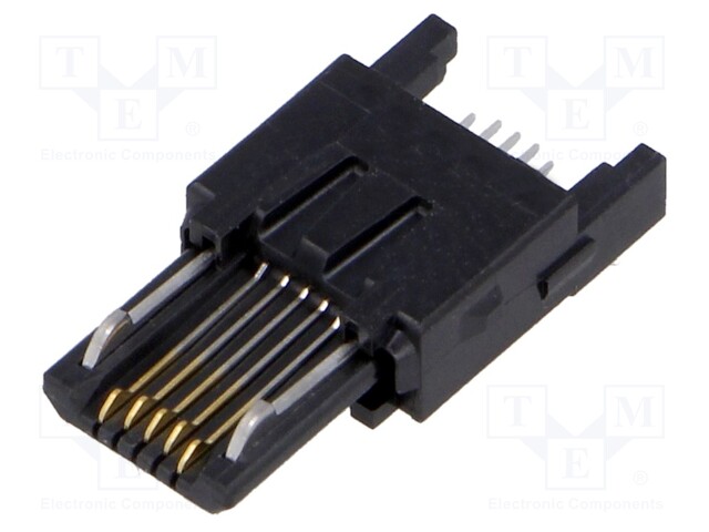 Plug; USB B micro; ZX; on PCBs; SMT; PIN: 5; horizontal; USB 2.0