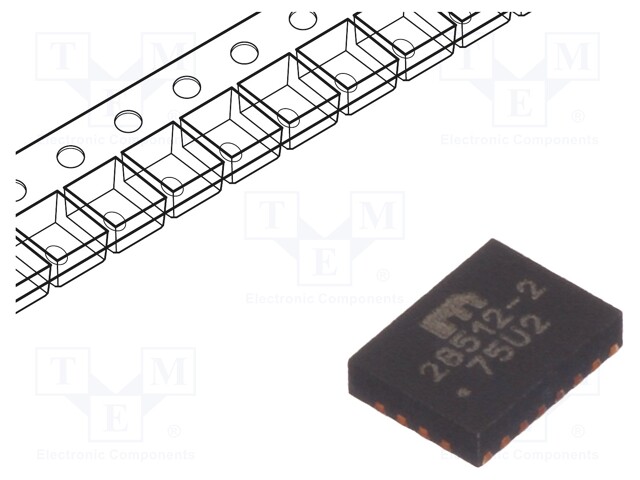 PMIC; DC/DC converter; Uoper: 4.6÷70V; Uout: 0.8÷5.4V; FQFN24; buck