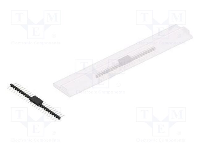 Connector: pin strips; pin header; male; PIN: 24; 2mm; SMT; 1x24