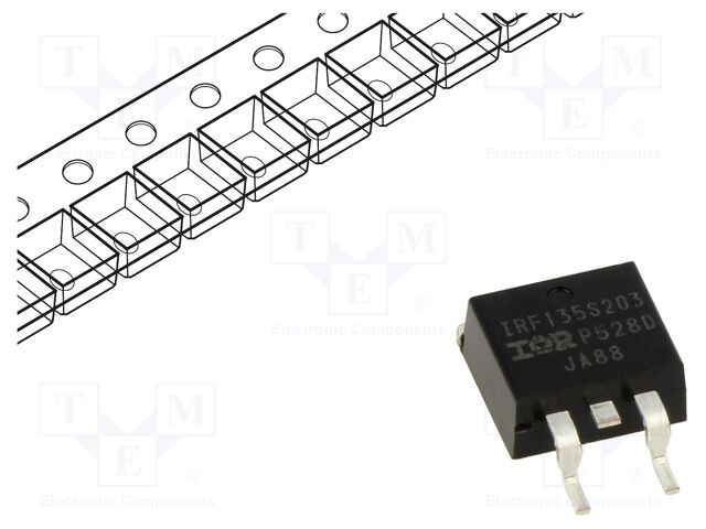 Transistor: N-MOSFET; unipolar; 135V; 91A; Idm: 512A; 441W; D2PAK