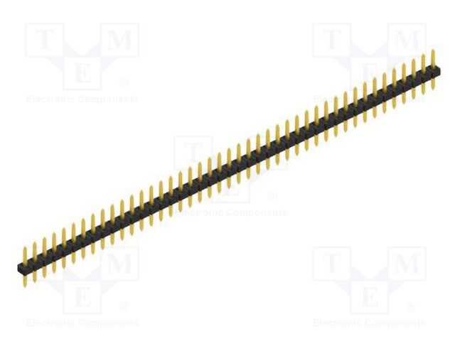 Connector: pin strips; pin header; male; PIN: 43; 2mm; THT; 1x43