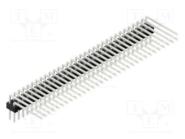 Connector: pin strips; pin header; male; PIN: 64; 2.54mm; THT; 2x32