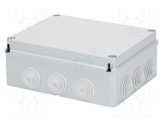 Enclosure: junction box; X: 215.5mm; Y: 270.5mm; Z: 98mm; wall mount