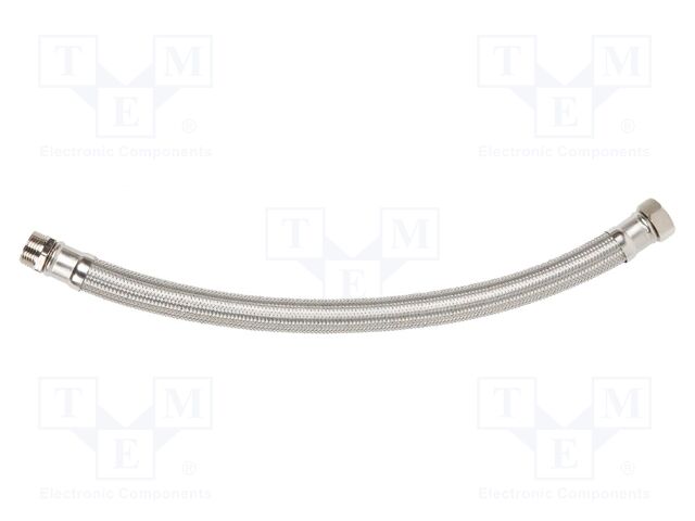 Straight anti-vibration hose; 1m; Hydraulic connection: 1"