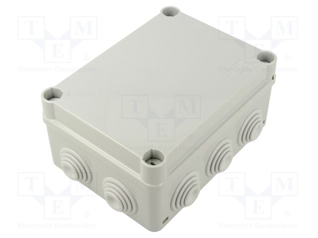 Enclosure: junction box; X: 130.5mm; Y: 170.5mm; Z: 76mm; wall mount