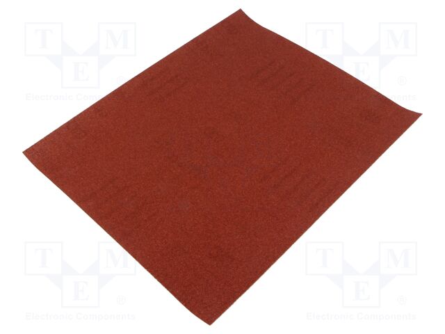 Cleaning cloth: sandpaper; Granularity: 180; 230x280mm