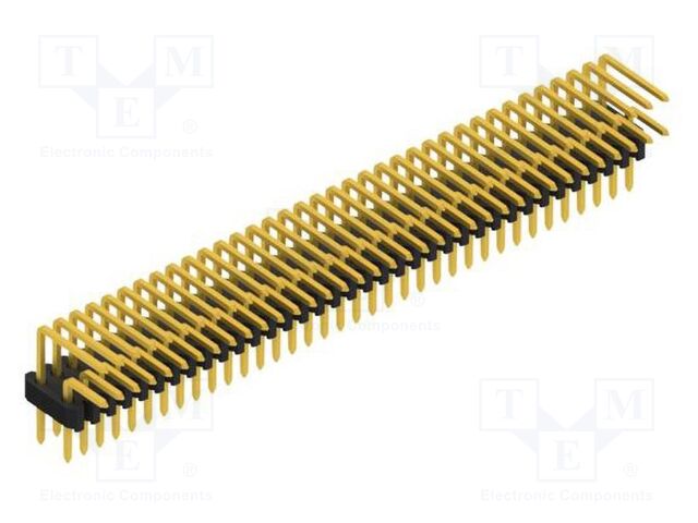 Connector: pin strips; pin header; male; PIN: 72; 1.27mm; THT; 2x36