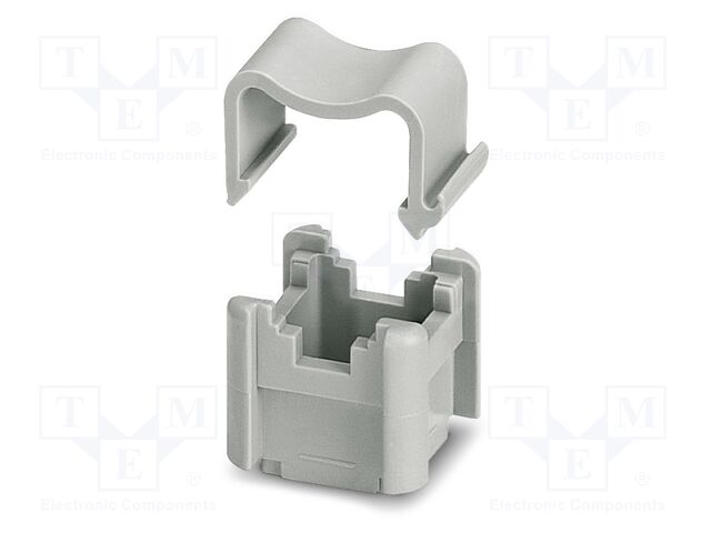 Mounting clamp; ways: 1; Body: grey