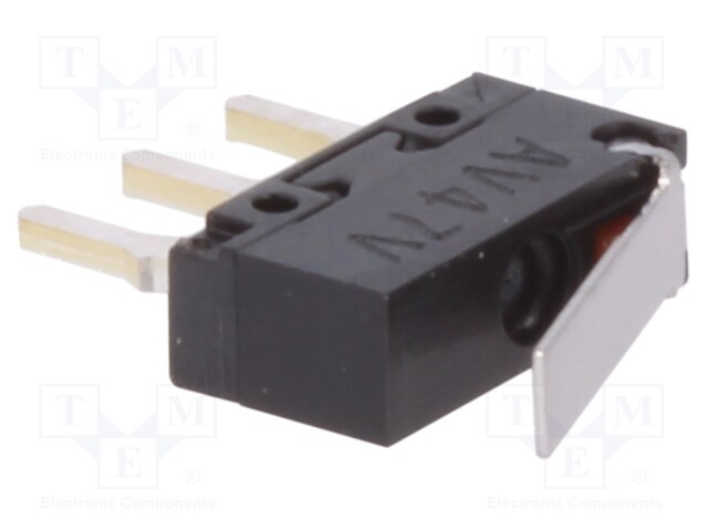 Microswitch SNAP ACTION; with lever; SPDT; 0.1A/30VDC; ON-(ON)