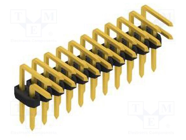 Connector: pin strips; pin header; male; PIN: 22; 2mm; THT; 2x11