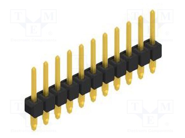 Connector: pin strips; pin header; male; PIN: 11; 2.54mm; THT; 1x11