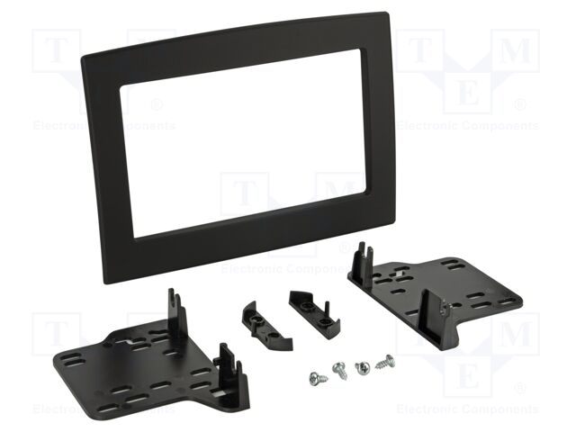 Radio frame; Dodge; 2 DIN; black