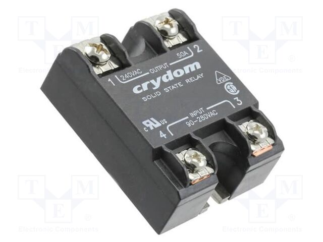 Relay: solid state; Ucntrl: 18÷36VAC; 10A; 24÷280VAC; -40÷80°C