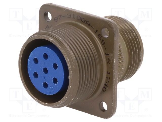 Connector: circular; Series: 97; socket,plug; female; PIN: 7; 13A