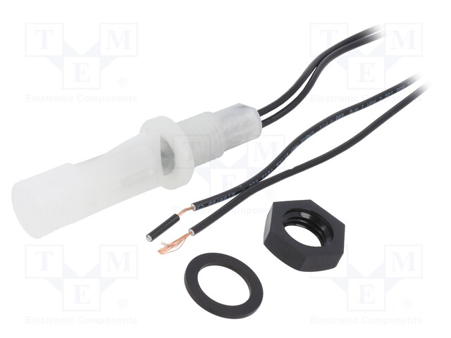 Sensor: liquid level; -20÷100°C; Output conf: SPST-NO; lead 1m