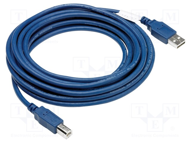 USB 2.0 cable; blue; PicoScope oscilloscopes; 1800mm