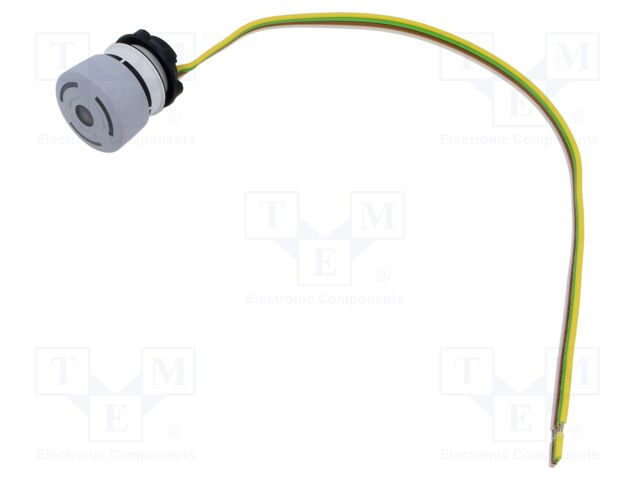Switch: emergency stop; 22mm; Stabl.pos: 2; NC; grey; LED; IP65; 84
