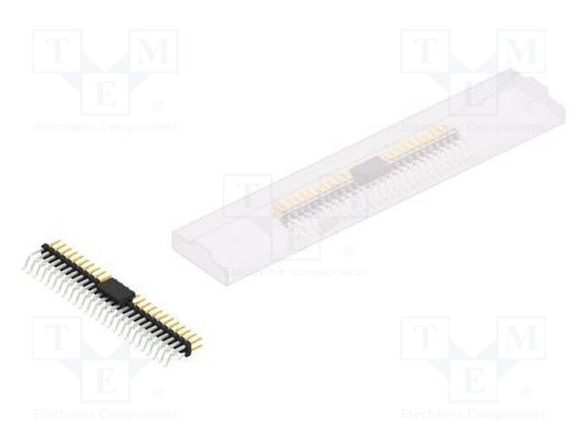 Connector: pin strips; pin header; male; PIN: 52; 2mm; SMT; 2x26