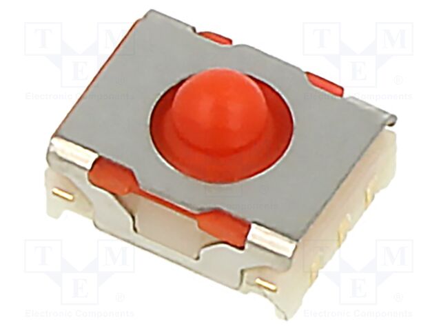 Tactile Switch, MICON 5 Series, Top Actuated, Surface Mount, Round Button, 300 gf, 100mA at 35VDC