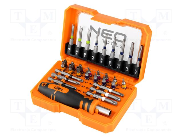 Phillips,spanner,Torx® with protection,Tri-Wing®; 31pcs.