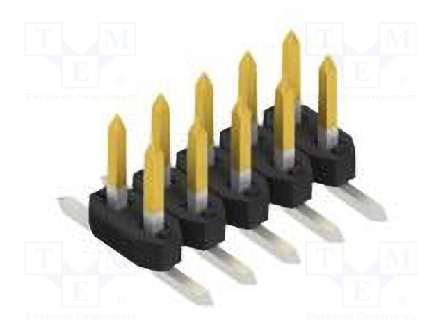 Connector: pin strips; pin header; male; PIN: 10; 2mm; SMT; 2x5; 100V