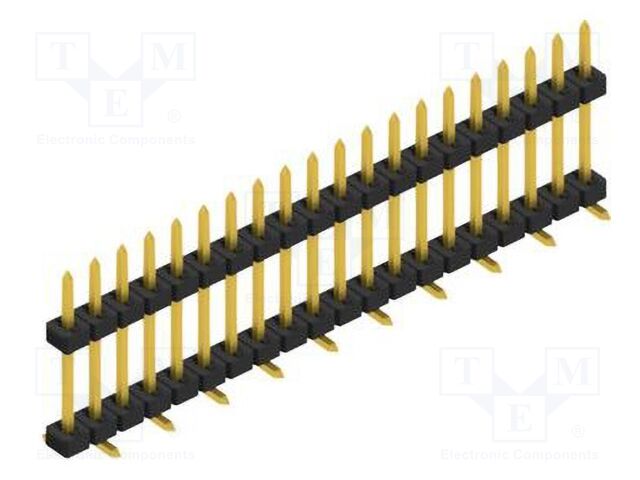 Connector: pin strips; pin header; male; PIN: 20; 2mm; SMT; 1x20