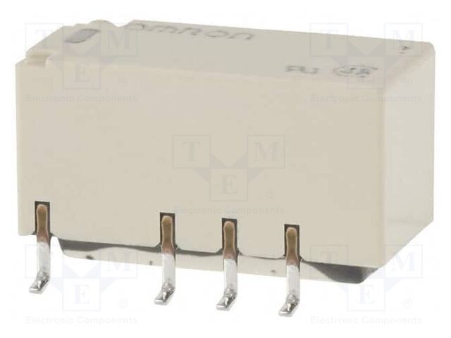 Relay: electromagnetic; DPDT; Ucoil: 5VDC; 0.5A/125VAC; 2A/30VDC