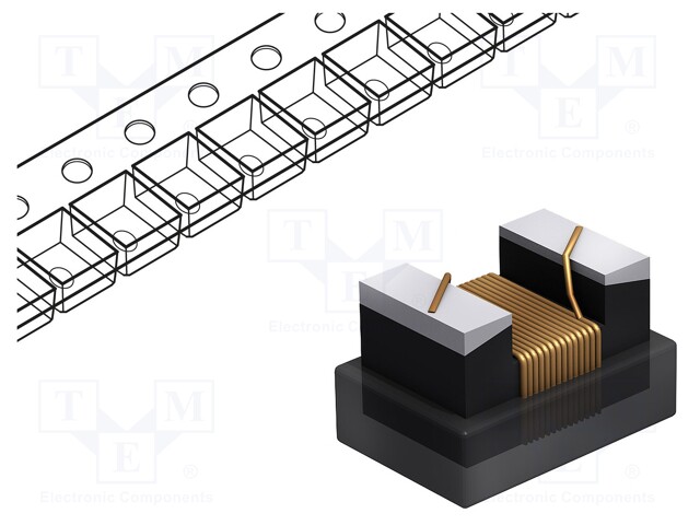 Inductor: wire; SMD; 0805; 5.6uH; 175mA; 2.8Ω; ftest: 7.9MHz; Q: 20