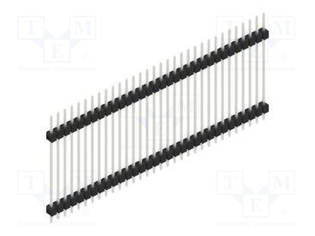 Connector: pin strips; pin header; male; PIN: 32; 2.54mm; THT; 1x32