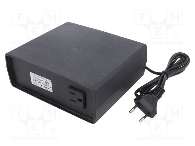 Autotransformer; 230VAC; Power: 400VA; Usec.1: 115V