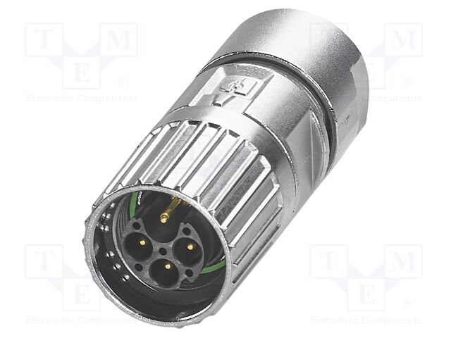 Connector: M17; plug; M17 PRO; PIN: 4(3+1); 630V; 20A; IP67; 3+PE