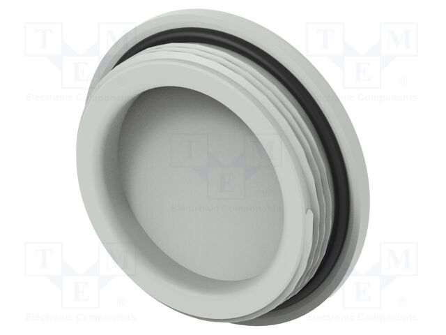 Stopper; polyamide; light grey; IP68; Entrelec; Gland: M40; 8mm