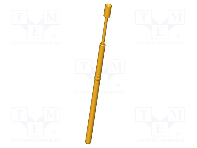 Needle-like test probe; Operational spring compression: 3mm
