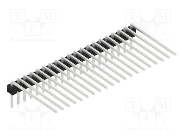 Connector: pin strips; pin header; male; PIN: 20; 2.54mm; THT; 1x20