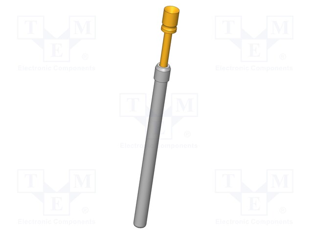 Test needle; Operational spring compression: 4mm; 5A; Ø: 2mm; 0.8N