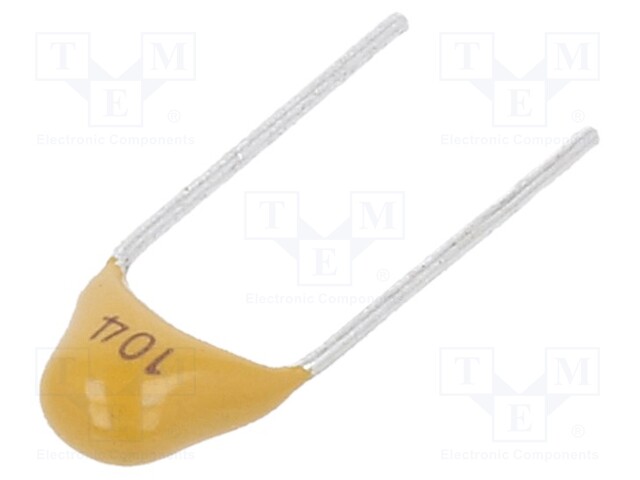 Capacitor: ceramic; MLCC; 100nF; 100V; X7R; ±10%; THT; 5mm