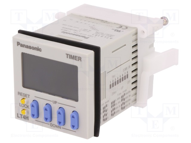 Timer; Range: 0,001s÷999,9h; SPDT; 12÷24VDC; on panel; 45x45mm
