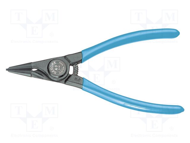 Pliers; for circlip; external; 3÷10mm; Pliers len: 140mm; straight