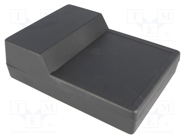 Enclosure: desktop; X: 138mm; Y: 189mm; Z: 59mm; polystyrene; black
