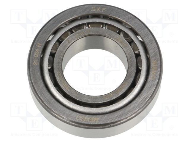 Bearing: tapered roller; Øint: 25mm; Øout: 52mm; W: 16.25mm