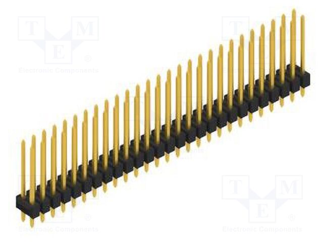 Connector: pin strips; pin header; male; PIN: 54; 2.54mm; THT; 2x27